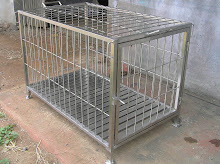 kennel box stainless 100X60X60 2,5