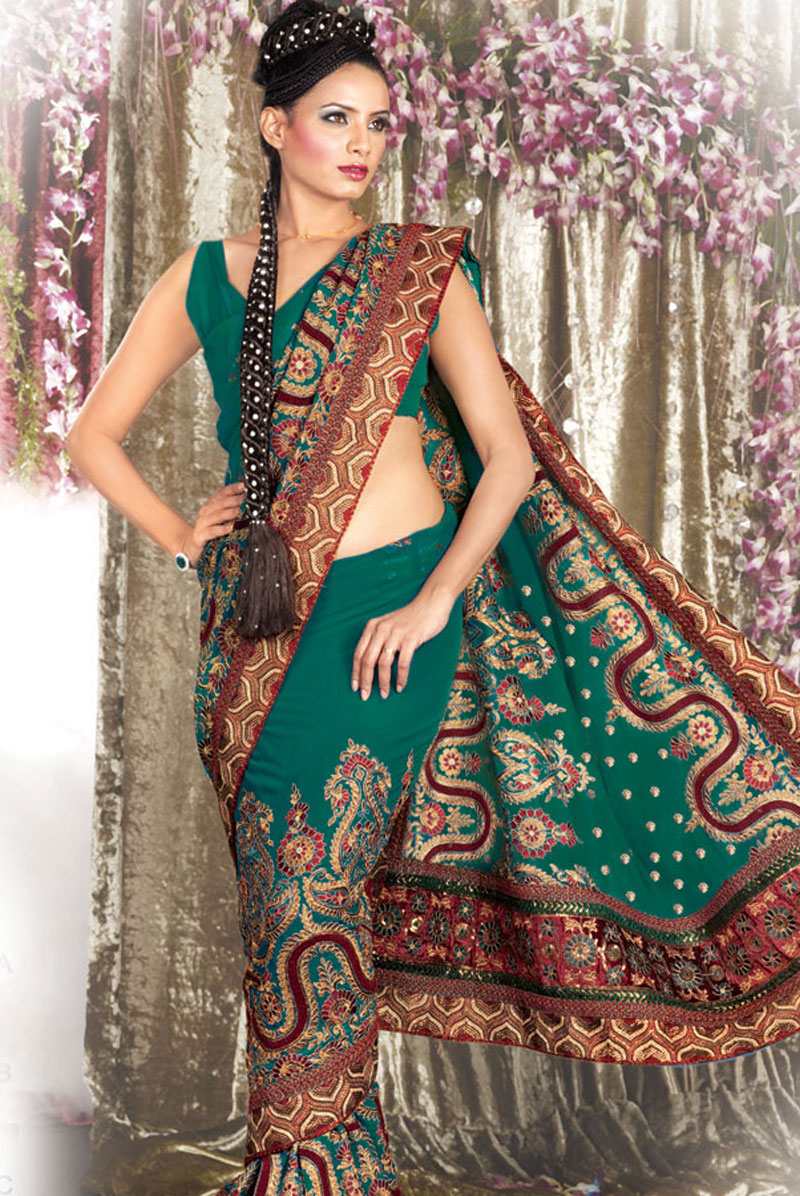 Embroidery Designs 25 [Latest sarees]