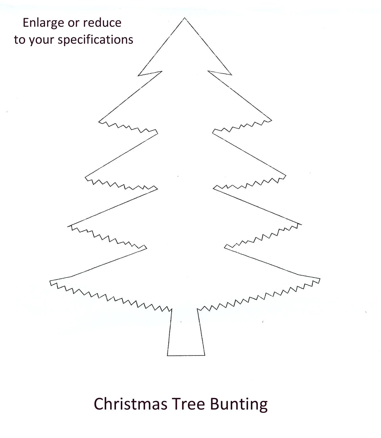 Kitty Boo Boo: Tutorial - Felt Christmas Tree Bunting