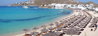 Platys Gialos Beach Mykonos Greece