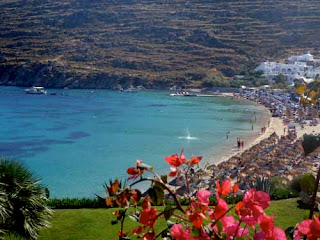 Elegant Psarou Beach Mykonos Greece