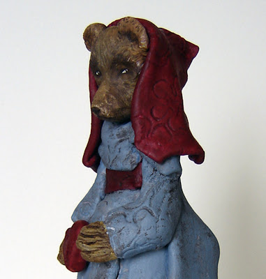 Bear Folk Art Sculpture