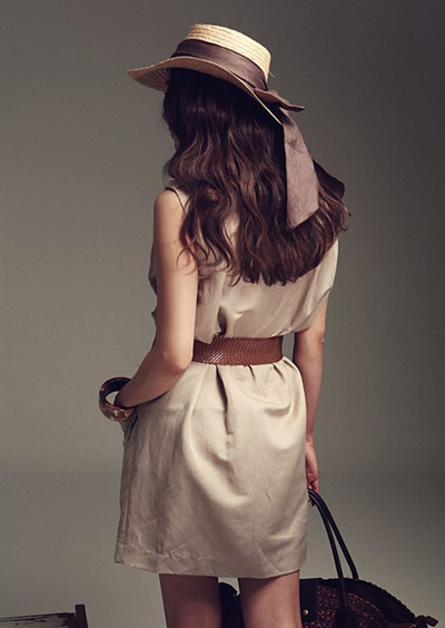 Mye Boutique: Sleeveless Coat Dress