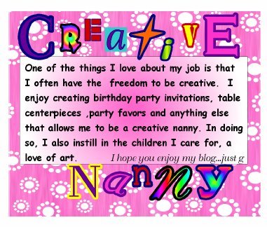 Creative Nanny