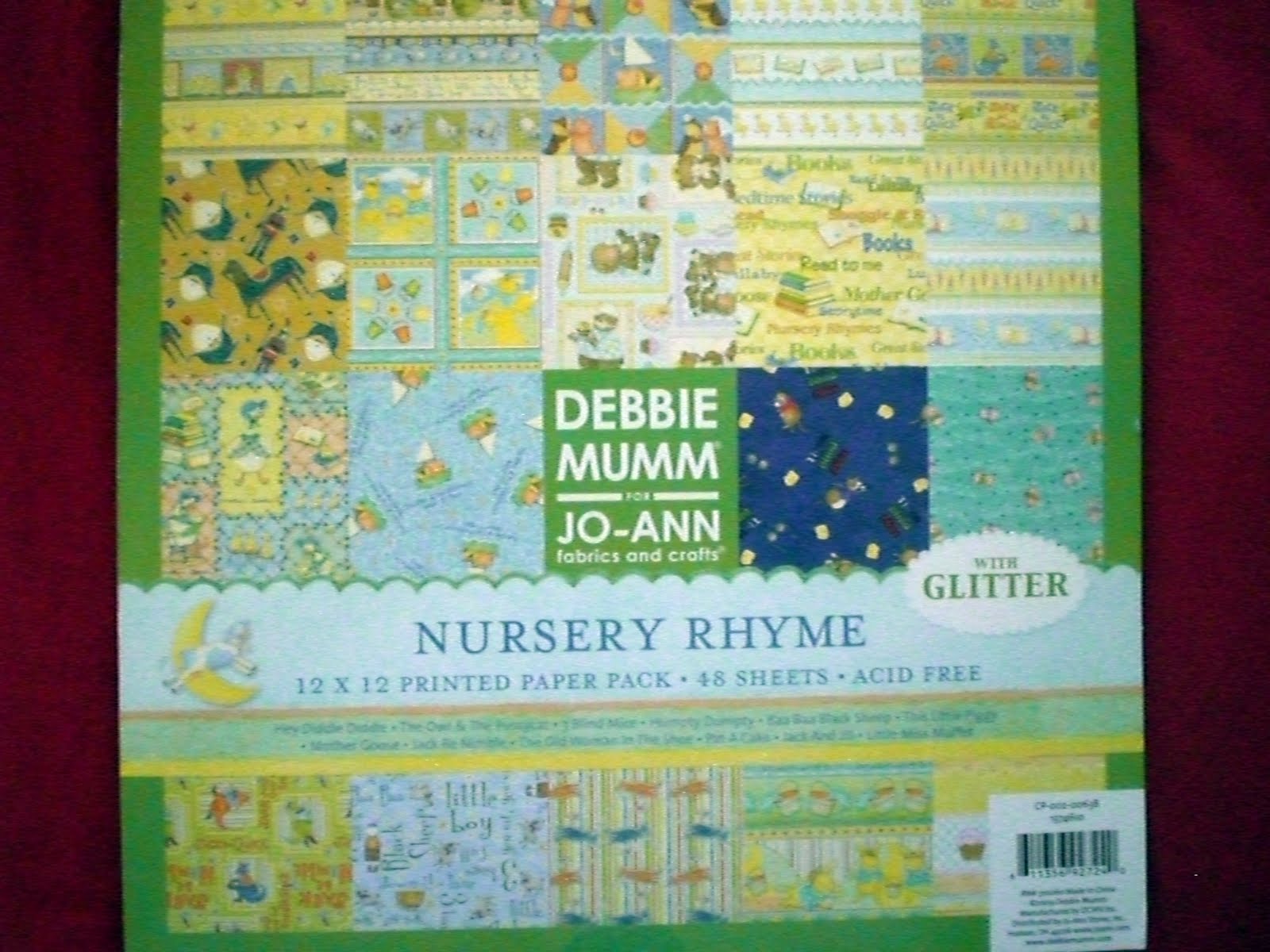 I came, I saw, I created. Nursery Rhymes Paper Stack clearance at Joanne's
