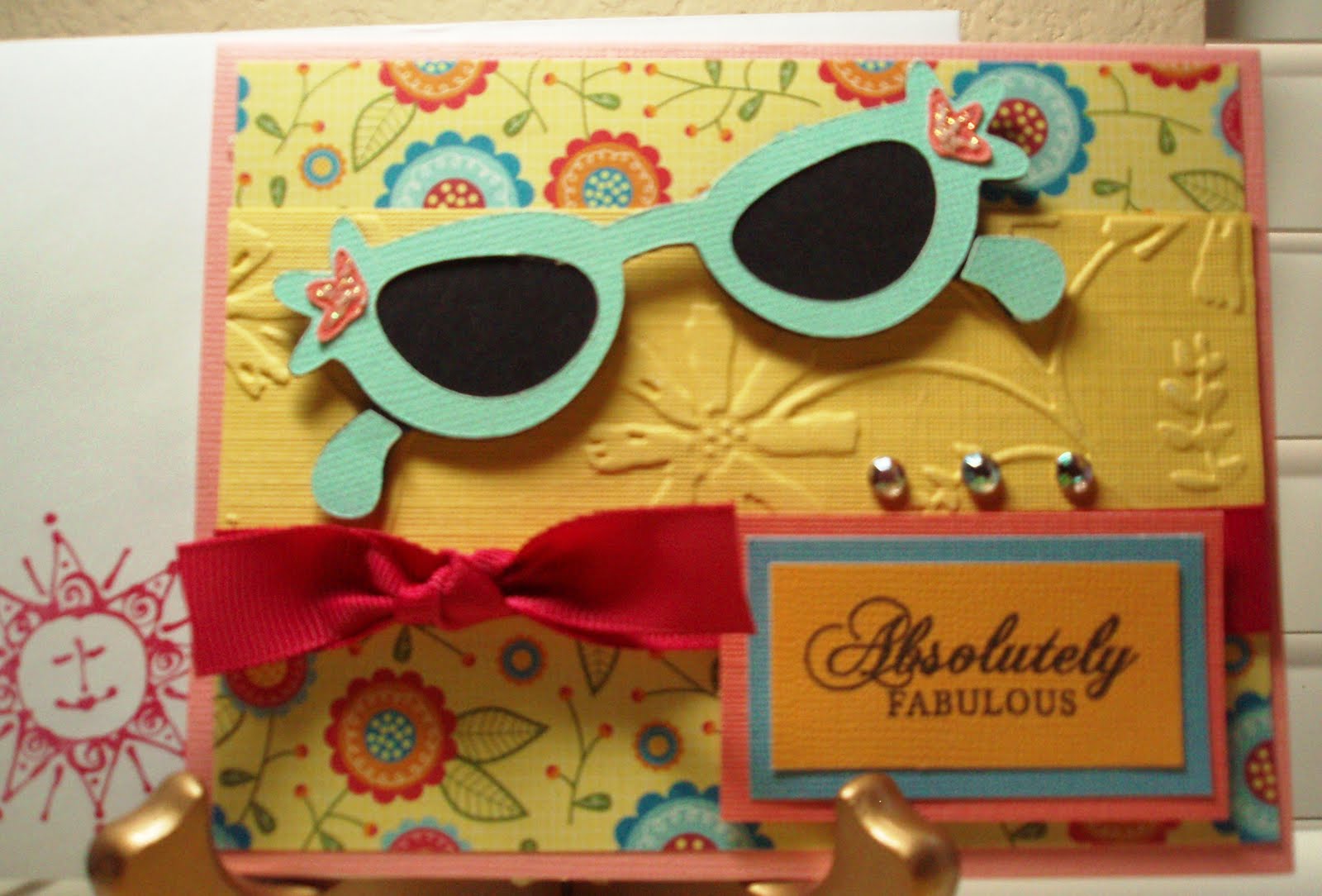 show love make cards Sunglasses card