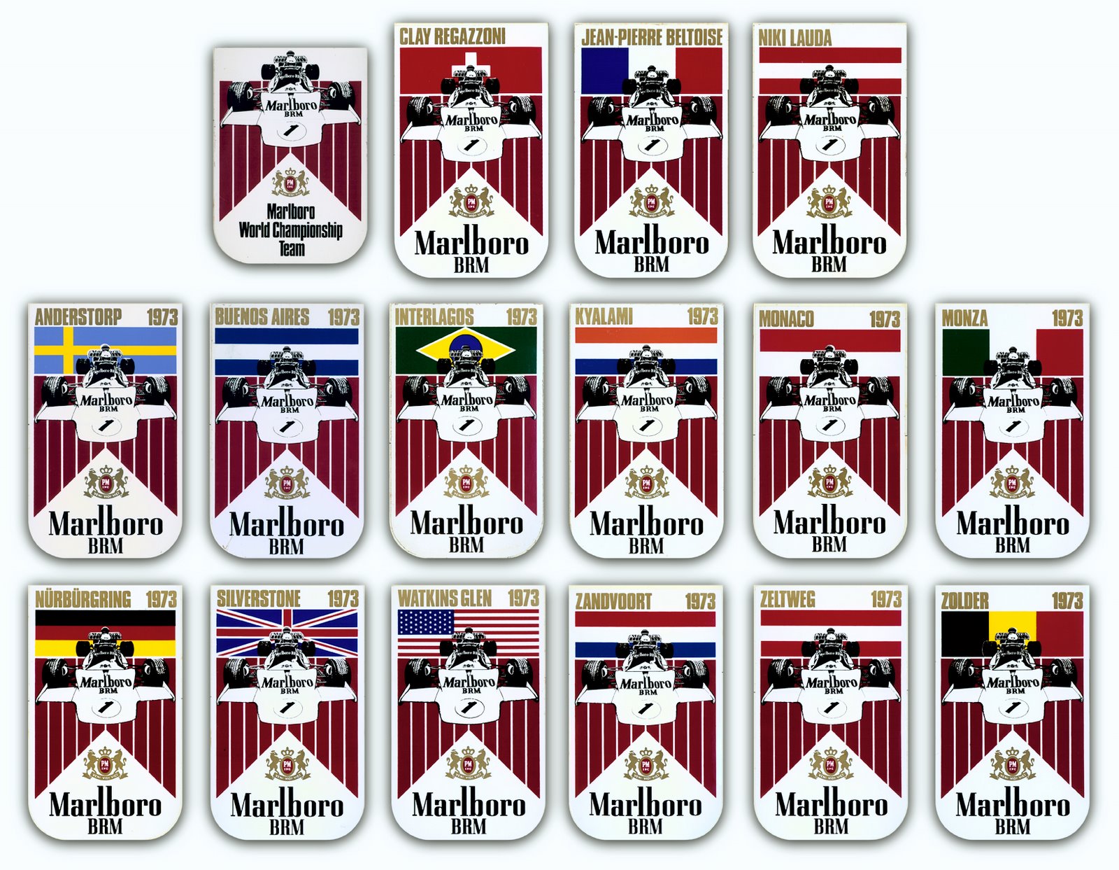 SPORT PROTOTYPES RACING : ADESIVOS BRM