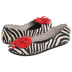 zebra print flat shoes