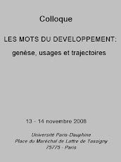 Les mots du développement