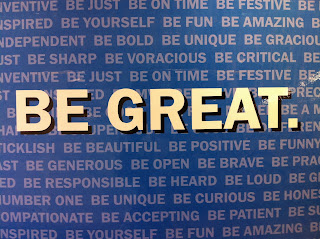 Be Great, A Visual How To: