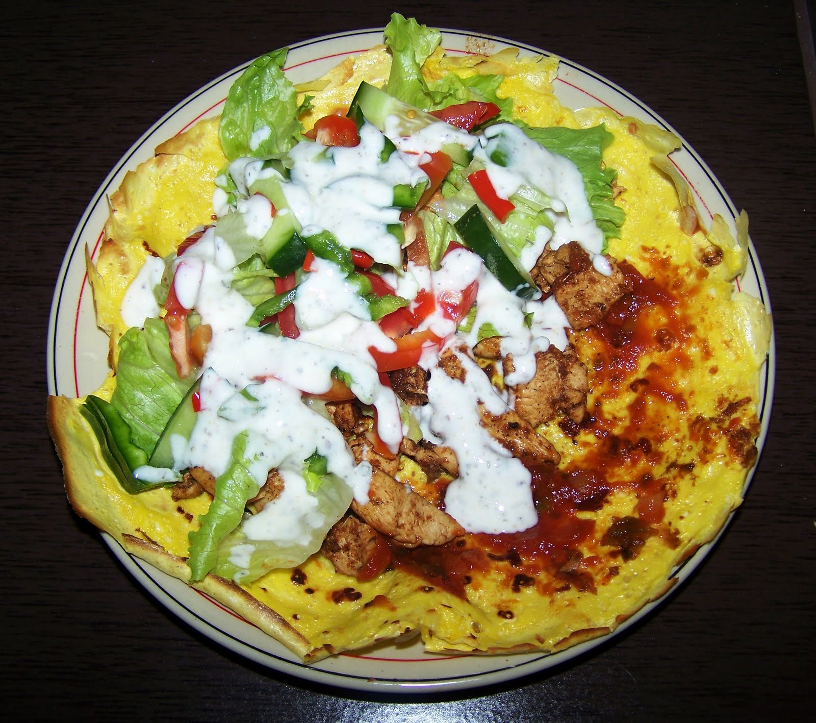 przepisy proteinowe Kebab tortilla