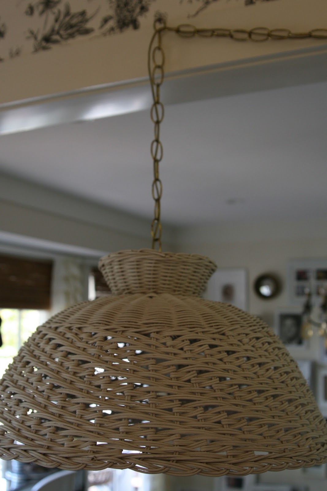 Milk and Honey Home Store retro basket pendant light