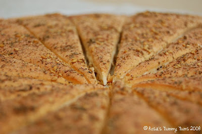 Rosa's Yummy Yums: LAVASH CRACKERS - THE DARING BAKERS