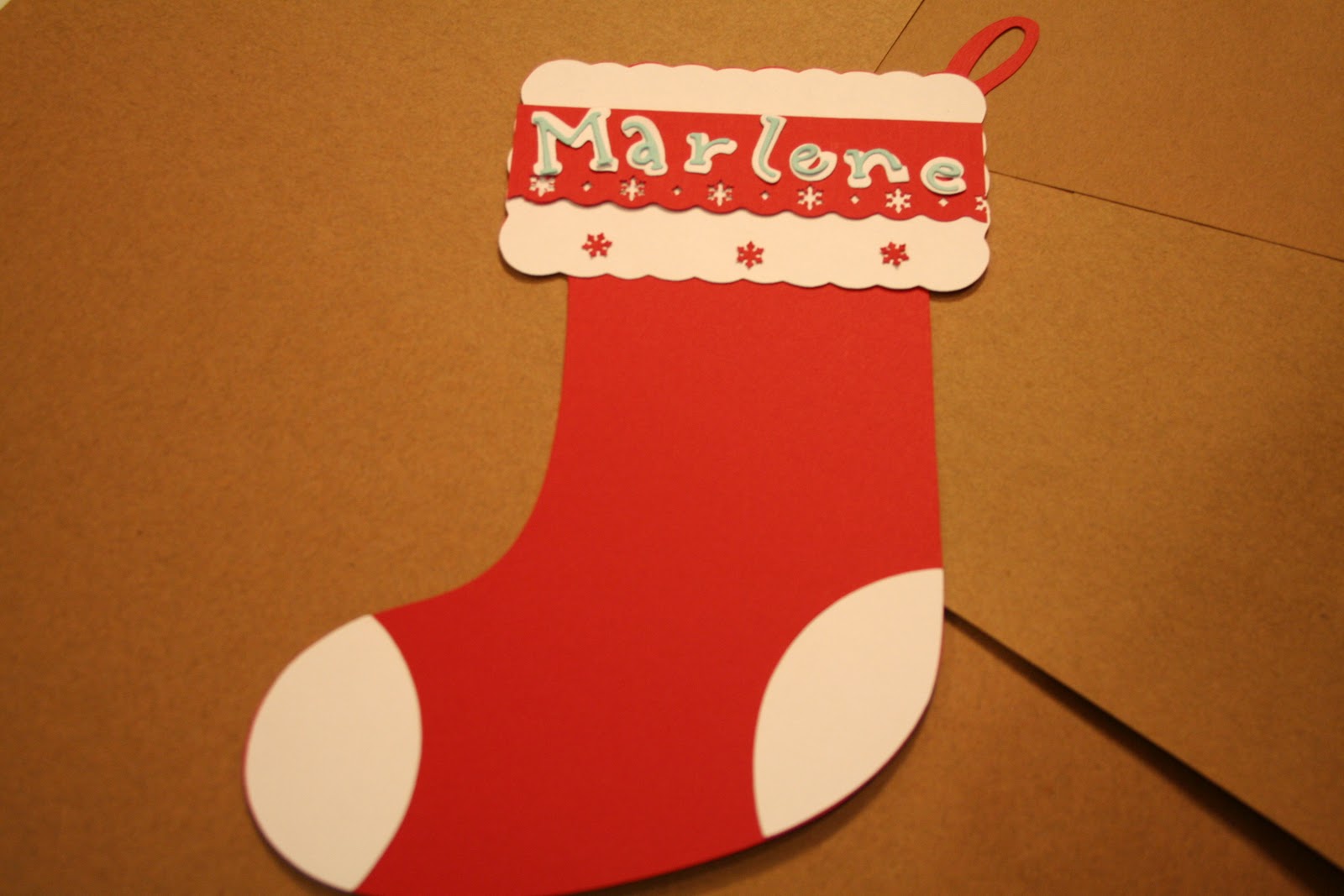 KREATION KORNER: Christmas Paper Stocking!