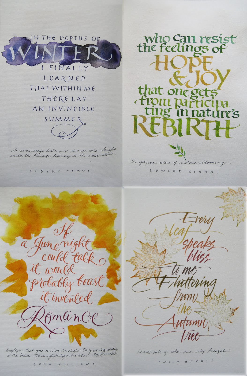 Quotes About The Four Seasons. QuotesGram