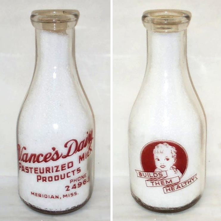 Milk Bottles Vintage 64