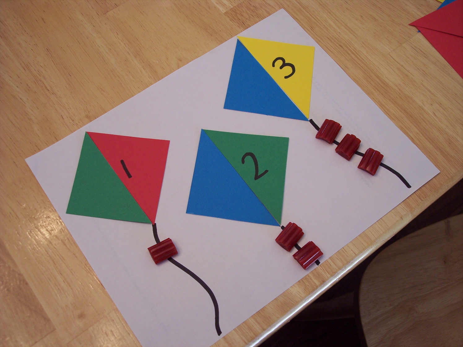 Kite Math and Snack Kids Activities Saving Money Home Management