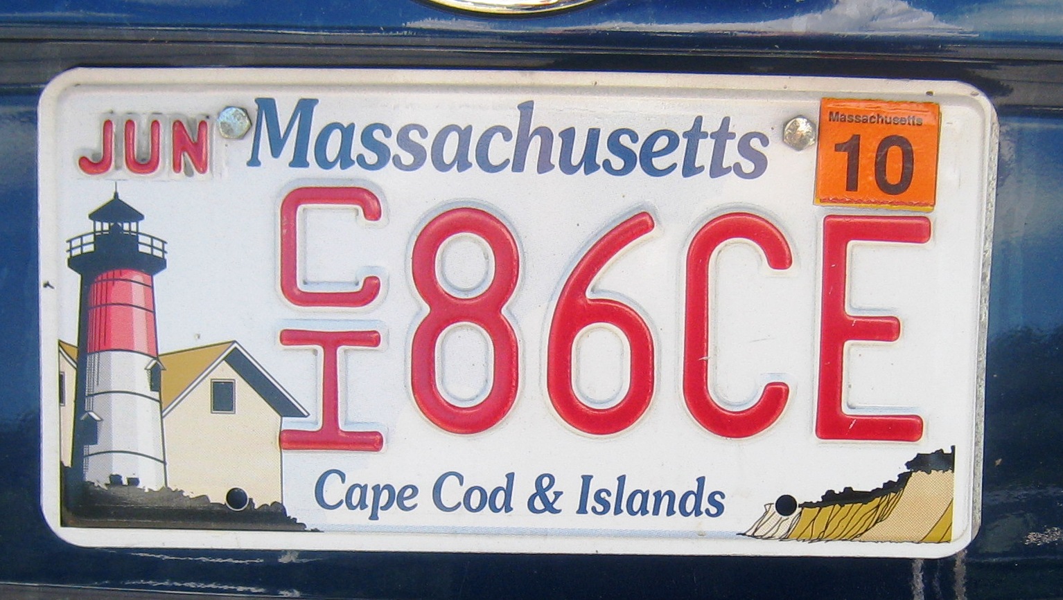 50 Plates from 50 States Massachusetts has some neat plates...