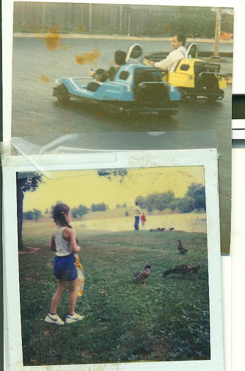 RACING-Feeding ducks-Joe&Paula&DAD!!!Hooray!