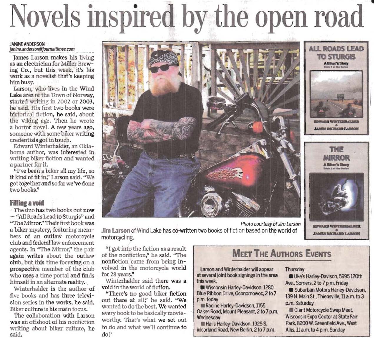 Biker Chicz of North America Racine WI Newspaper April 20, 2010