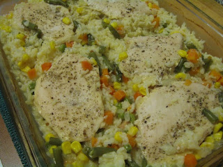 What's Cooking!: Campbell's Cheesy Chicken & Rice Casserole