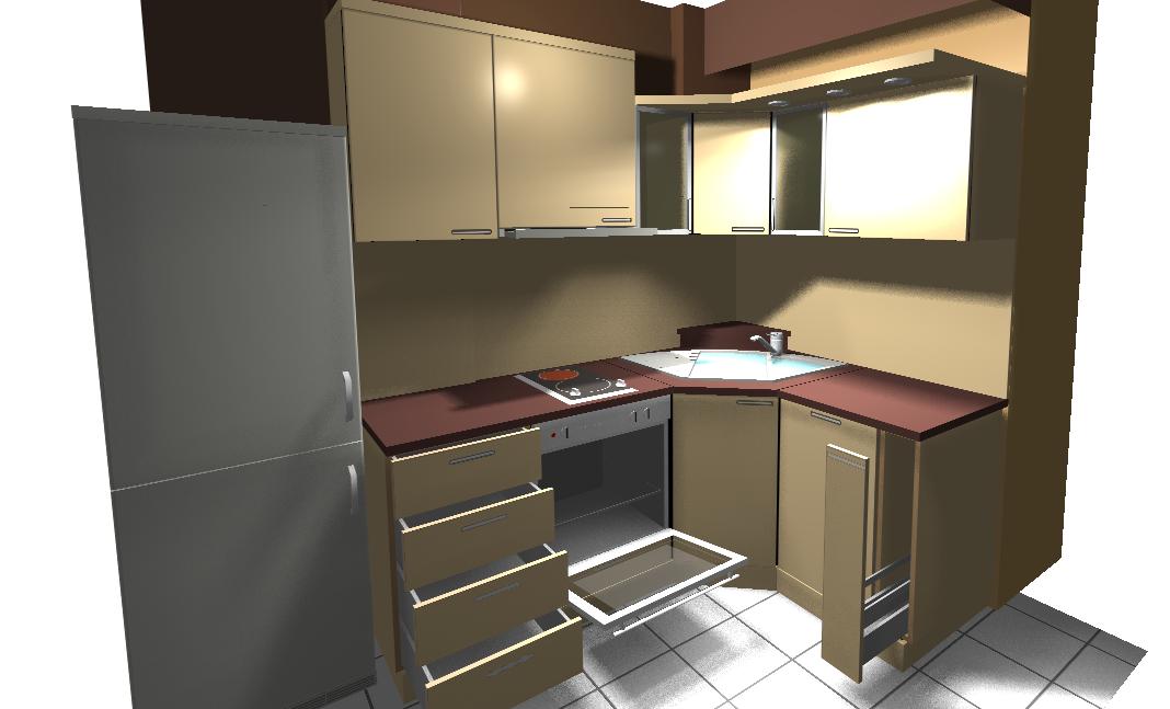 КУХНИ: 3D ПРОЕКТИ