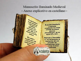 libro miniatura iluminado medieval