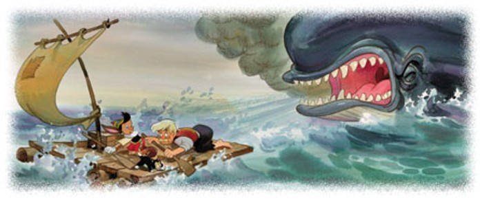Pinocchio (Disney, 1940), for World Oceans Day