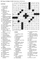 The New York Times Crossword in Gothic: 05 21 10 Splash