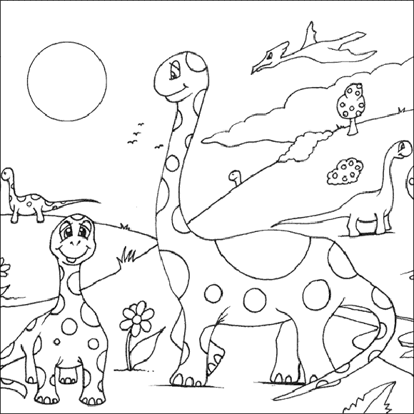 Dibujos de huellas de dinosaurios para colorear - Imagui