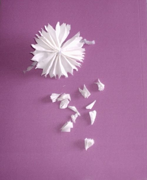 Sussexmouse Crafts Recycling and Tips How to make a carnation flower