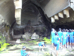 A group of School Children at "Kondavu Caves".