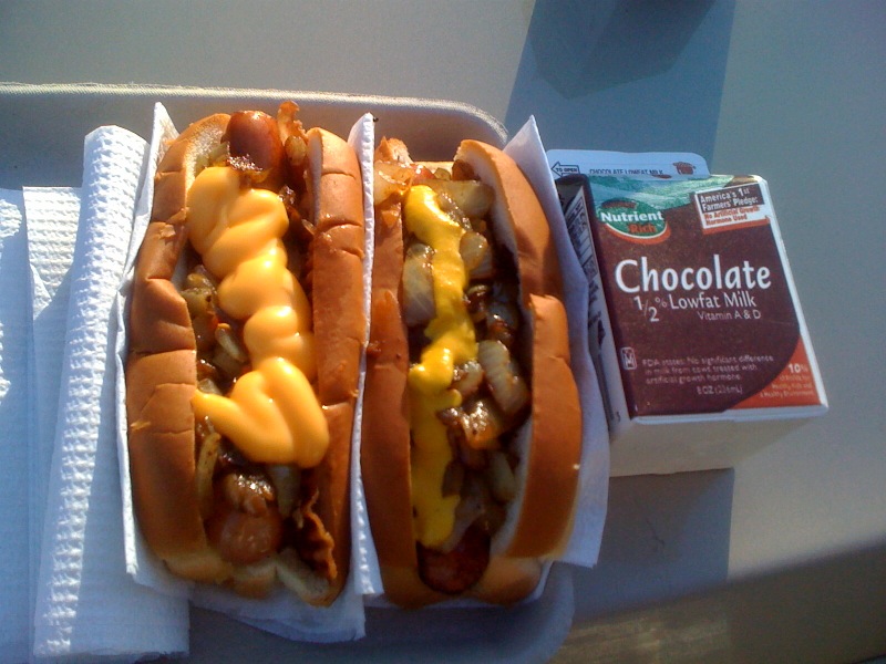 Yank's Franks Wasses Hot Dogs Rockland, Maine