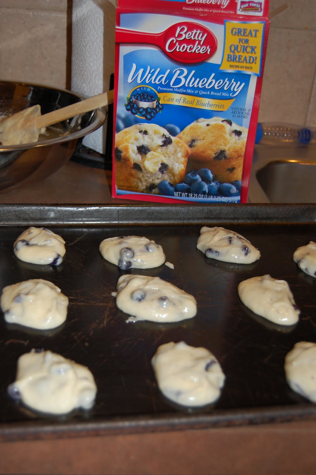 Dinner with The Donnells Blueberry Muffin Tops