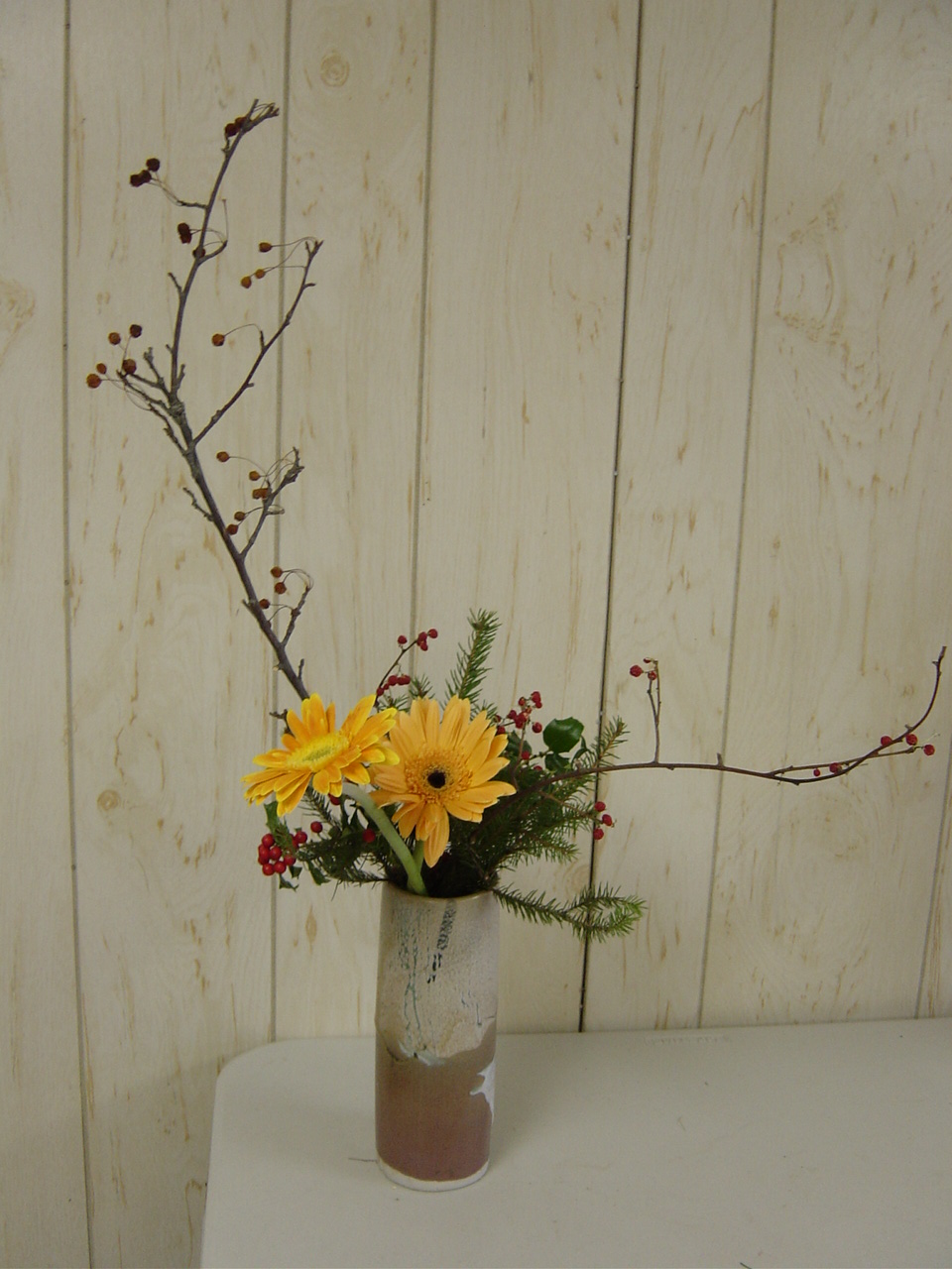 Flowers,Ikebana and I Variation No.2 Upright Style Nageire