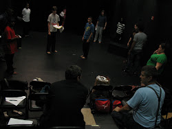 Blocking rehearsal