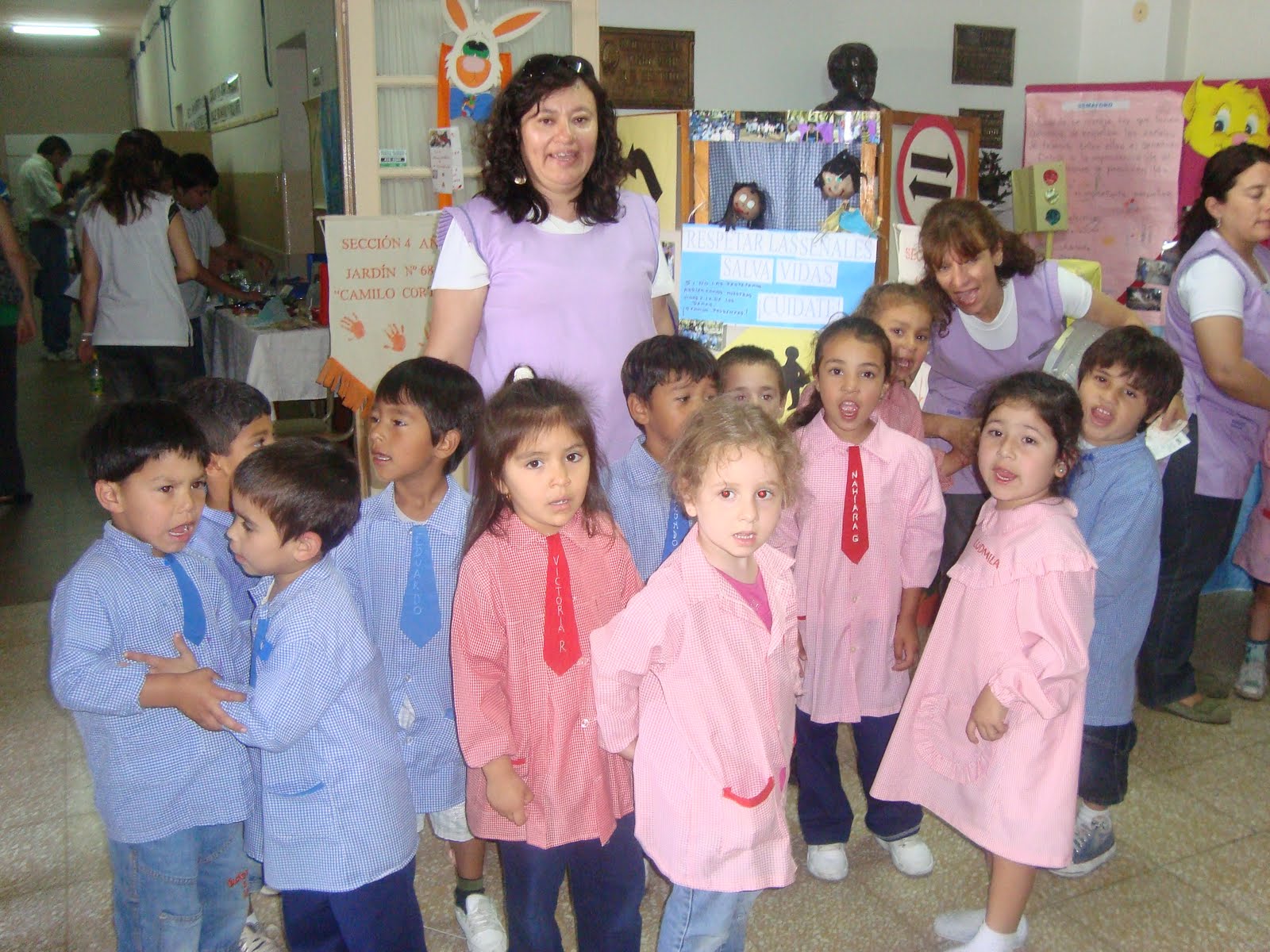 CHICOS VIALES LOS NIÑOS DEL JARDÍN DE INFANTES Nº 68 TAMBIEN