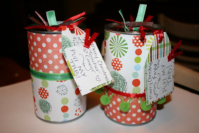her hobby: Christmas Pull Tab Cans Tutorial