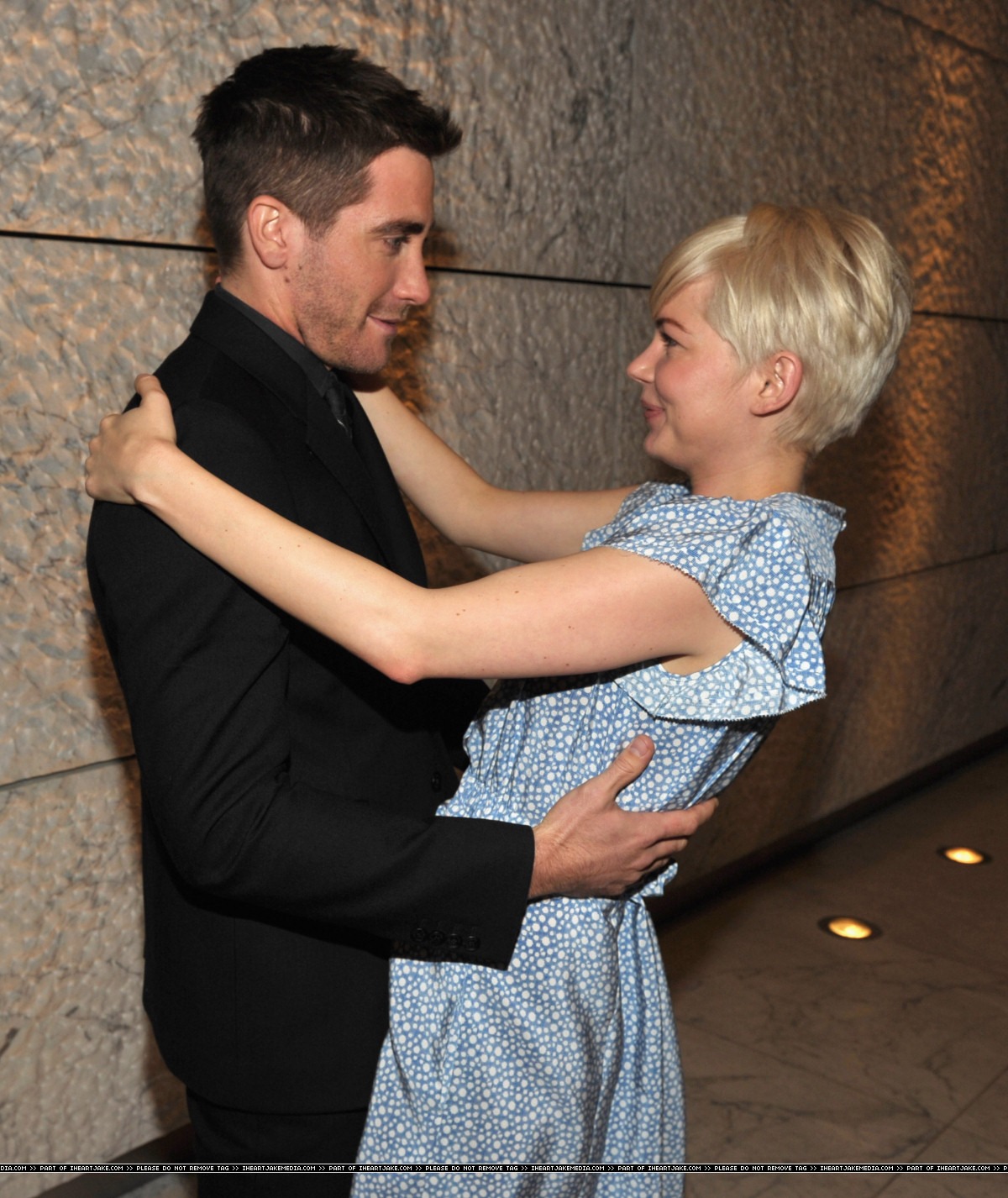 Jake Gyllenhaal, Michelle Williams e Ryan Gosling na exibição de Blue Valentine « . Gyllenhaalics