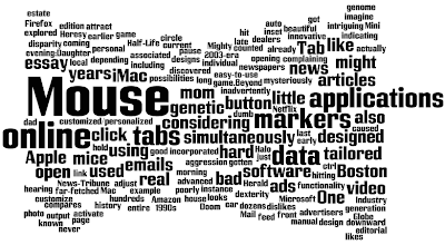 I, Lamont Wordle text visualization Cool, but not killer