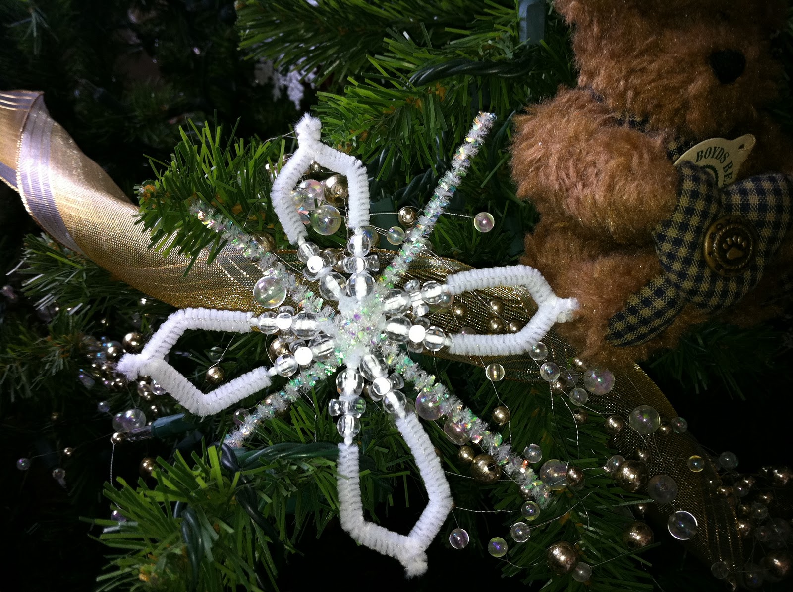 Pipe Cleaner Snowflakes Walmart Craft