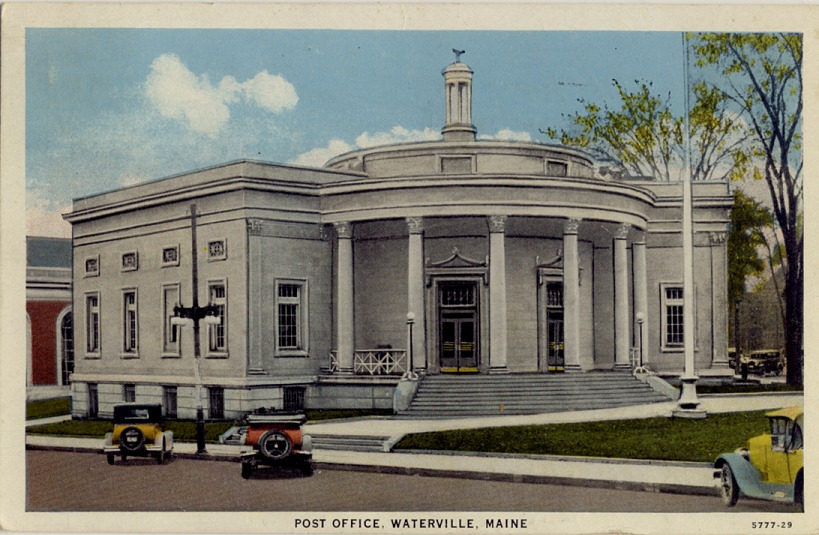The Blog About the Postcards Post Office Waterville, Maine