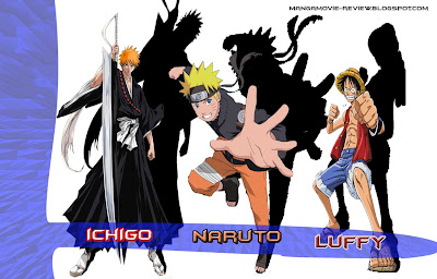Naruto, Ichigo and Luffy Wallpapers