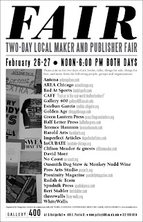 FAIR: TWO-DAY LOCAL MAKER AND PUBLISHER FAIR
