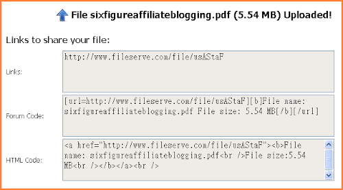芬迪網賺部落格: 上傳站賺錢超級入門教學 FileServe例