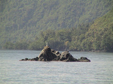 Cross on a rock - PNG