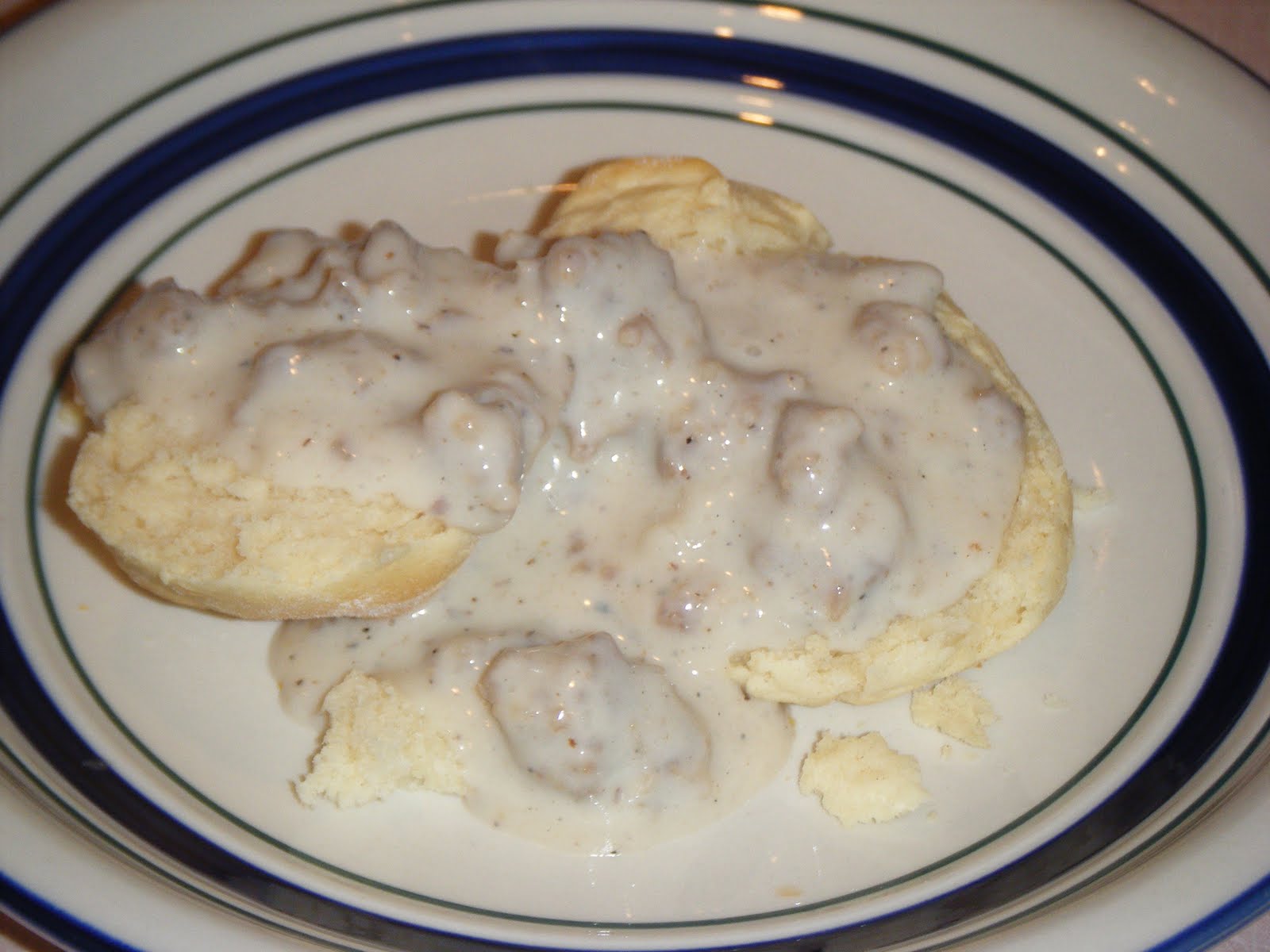 Dutch Oven Biscuits and Gravy