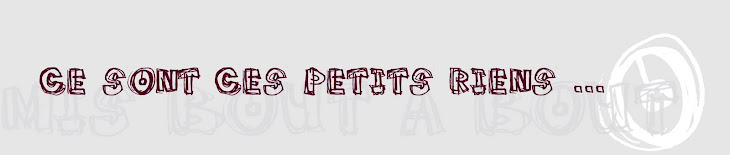 Ce sont ces petits riens