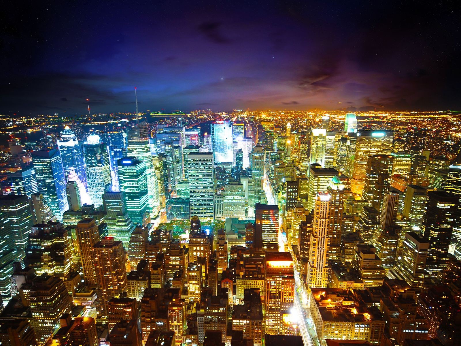 TheCityofLightscitylightsbuildings1600x1200 Wallpaper