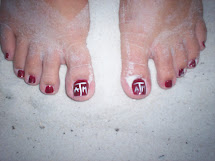 My Texas Aggie Toes in the Florida Sand